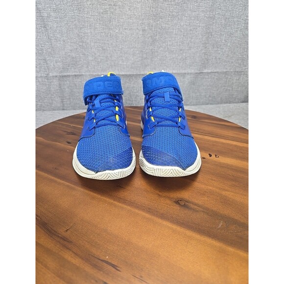 Under‎ Armour Get B Zee GS Youth 6Y Basketball Shoes Golden State Warriors Blue - Picture 3 of 14